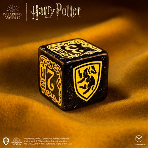 hufflepuff house metal dice|Harry Potter Hufflepuff Dice & Pouch .